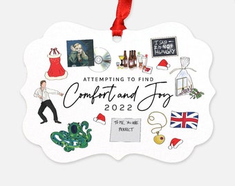 Comfort and Joy Love Actually Ornament 2022