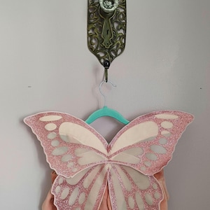 Handmade Toddler Glitter Fairy Wings | Non-Wire, Sparkling Butterfly Wings for Dress-Up & Play | Soft, Lightweight, Fairy Wings | Natura dye