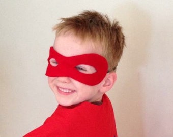 Superhero Mask - child kids costume dress up superhero lightening bolt