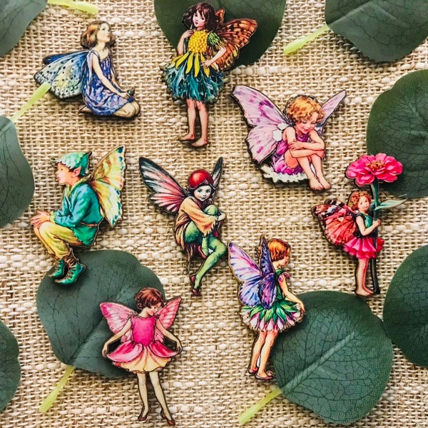Broche Pin émaillée "Fearie Fairies" (Fées) En étain - Marque BUTW - Réf. 4808B - Neuf Avec étiquettes