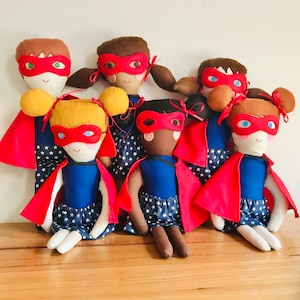 Handmade Superhero Cloth Doll