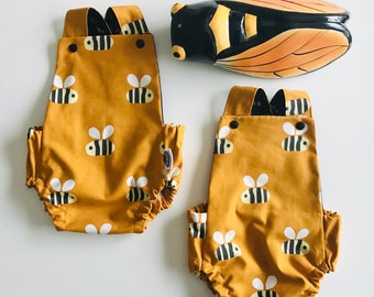 Summer Baby Romper - Bees