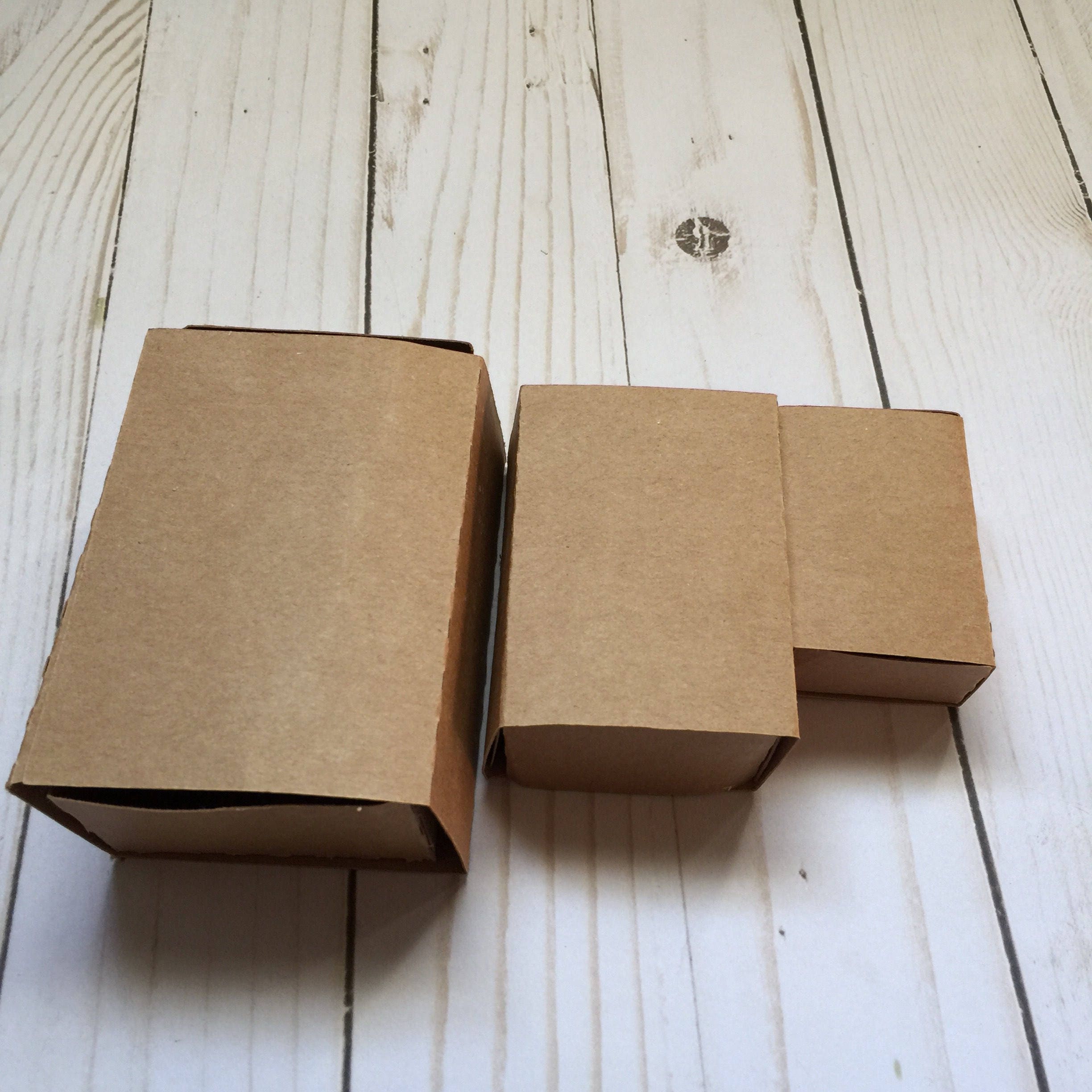 Match kraft paper boxes matchboxes 3 sizes match boxes Etsy