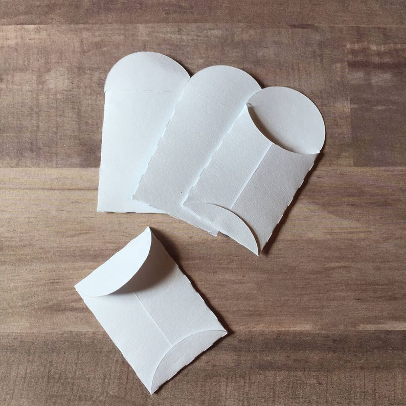 Mini White Cardstock Envelopes Wedding Favor Envelopes Etsy