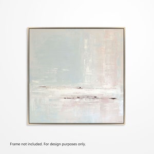 Abstract landscape painting, Abstract art, Neutral wall art, Minimalist art, Original modern painting on canvas MADE TO ORDER image 1