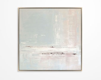 Minimalist Abstract Art, Original Landscape Painting, Contemporary Living Room Wall Art