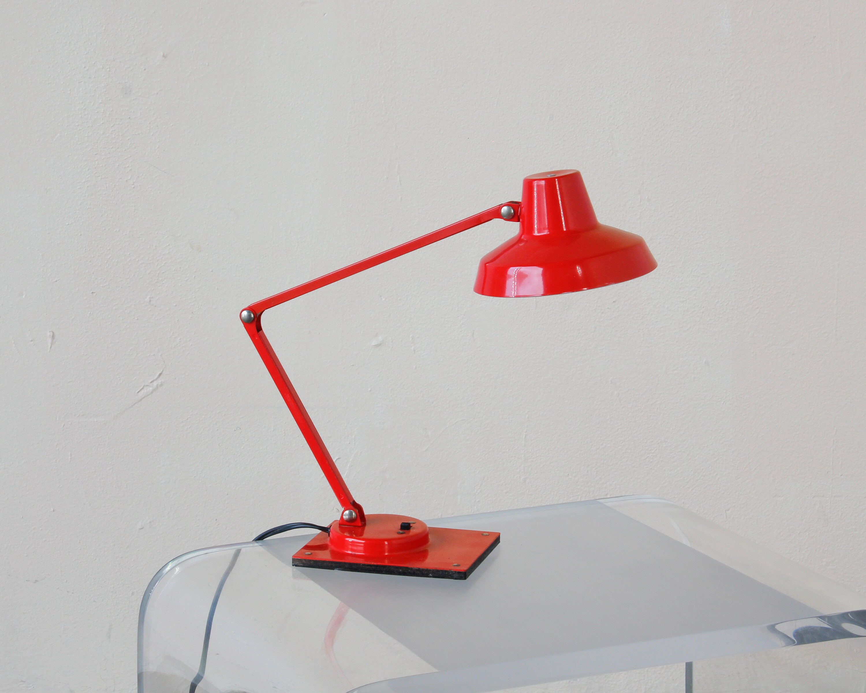 Red Task Lamp