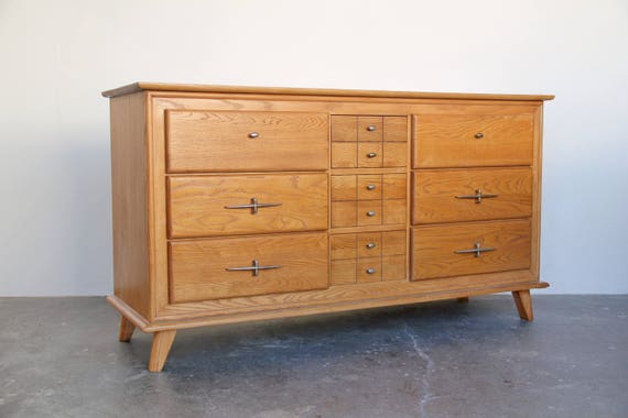 Items Similar To Sold Solid Ash Wood 9 Drawer Lowboy Dresser By