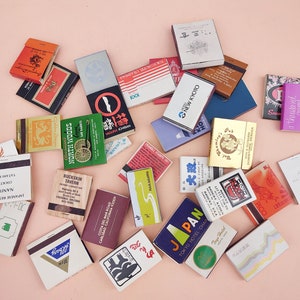 12 Assorted FULL Vintage Matchbooks / Matches