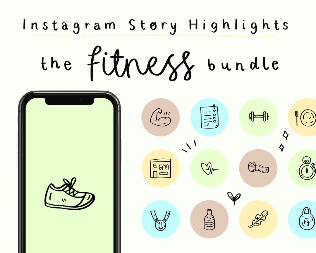 Instagram Story / 30 Fitness / Highlight Icons Instagram - Etsy