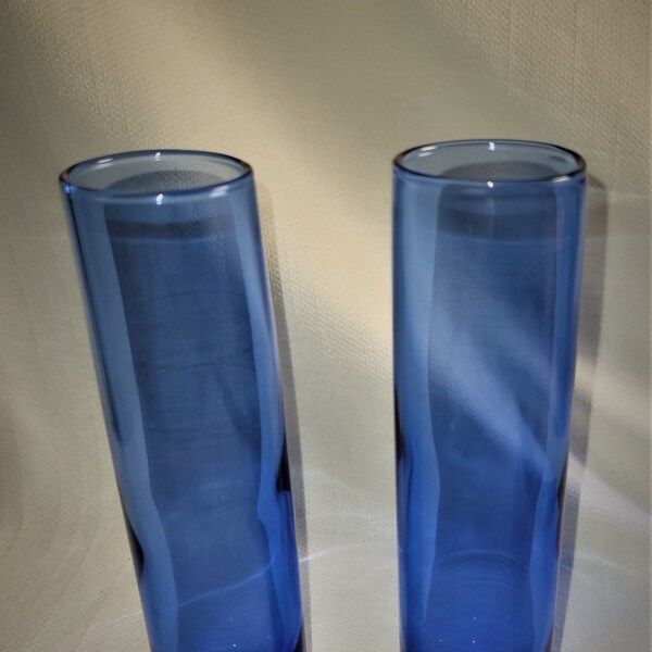 Cobalt Blue Bud Vase Etsy