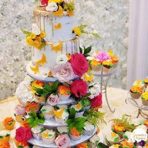 Cupcake Stand 6 Tier 140 Cupcakes Dessert Stand Cupcake Tower Wedding Stand Birthday Donut Stand