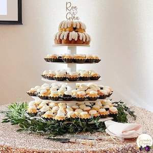 Cupcake Stand White Melamine 5 Tier 150 Cupcakes Donut Stand Wood Cupcake Tower Wedding Stand Birthday Stand Display Stand