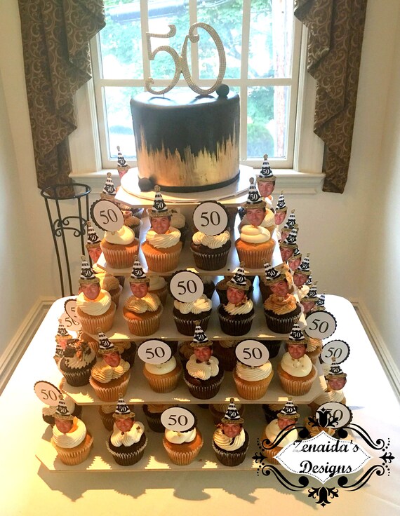 Cupcake Stand 5 Tier Square Mdf Wood Unpainted Diy Project Etsy