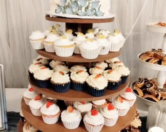 Cupcake Tower 100 Cupcakes Wedding Stand Dessert Tier Doughnut Stand Donuts Tray Party Platter Wedding Display Cupcake Stand Cake