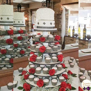 Cupcake Stand 6 Tier 140 Cupcakes Dessert Tower Cupcake Tower Wedding Stand Birthday Donut Tier Party