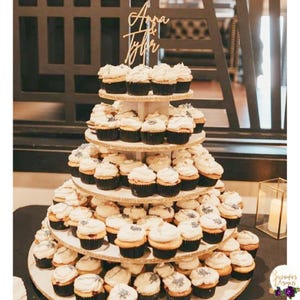 MDF Wood Cupcake Stand 150 Standard Cupcakes 300 Mini Cupcakes Dessert Tray Cake Tower Wedding Centerpiece Party Decoration Doughnut Stand