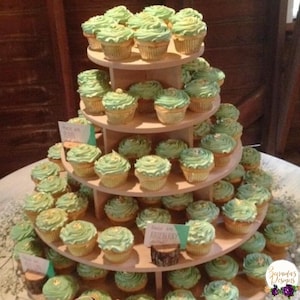 Cupcake Stand 5 Tier 150 Cupcakes MDF Wood Unpainted DIY Project Birthday Stand Wedding Stand