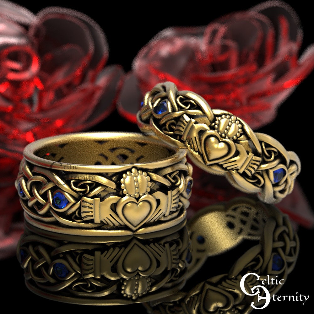 Matching claddagh deals rings