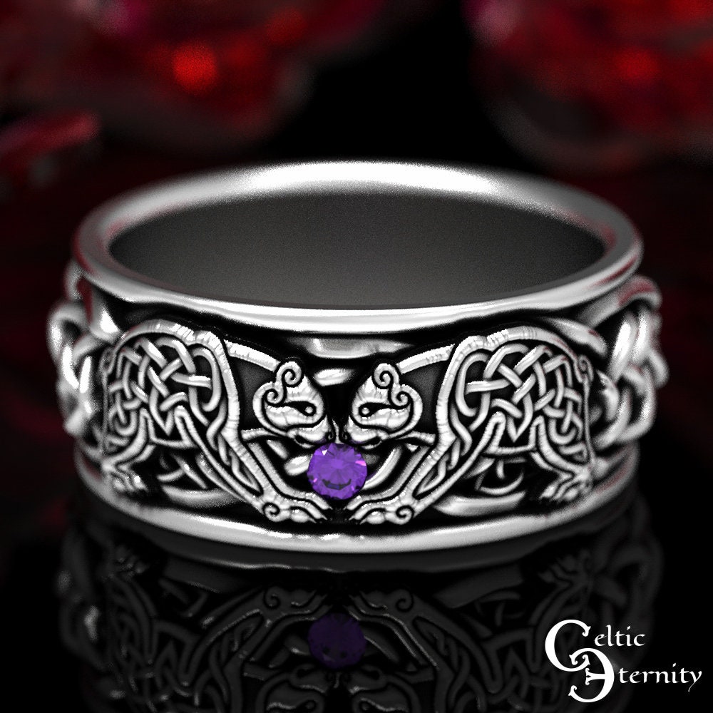 Celtic bear best sale ring