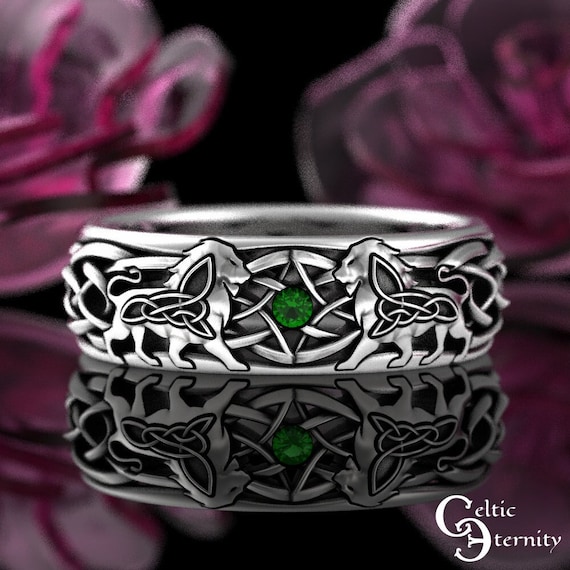 Emerald lion best sale ring
