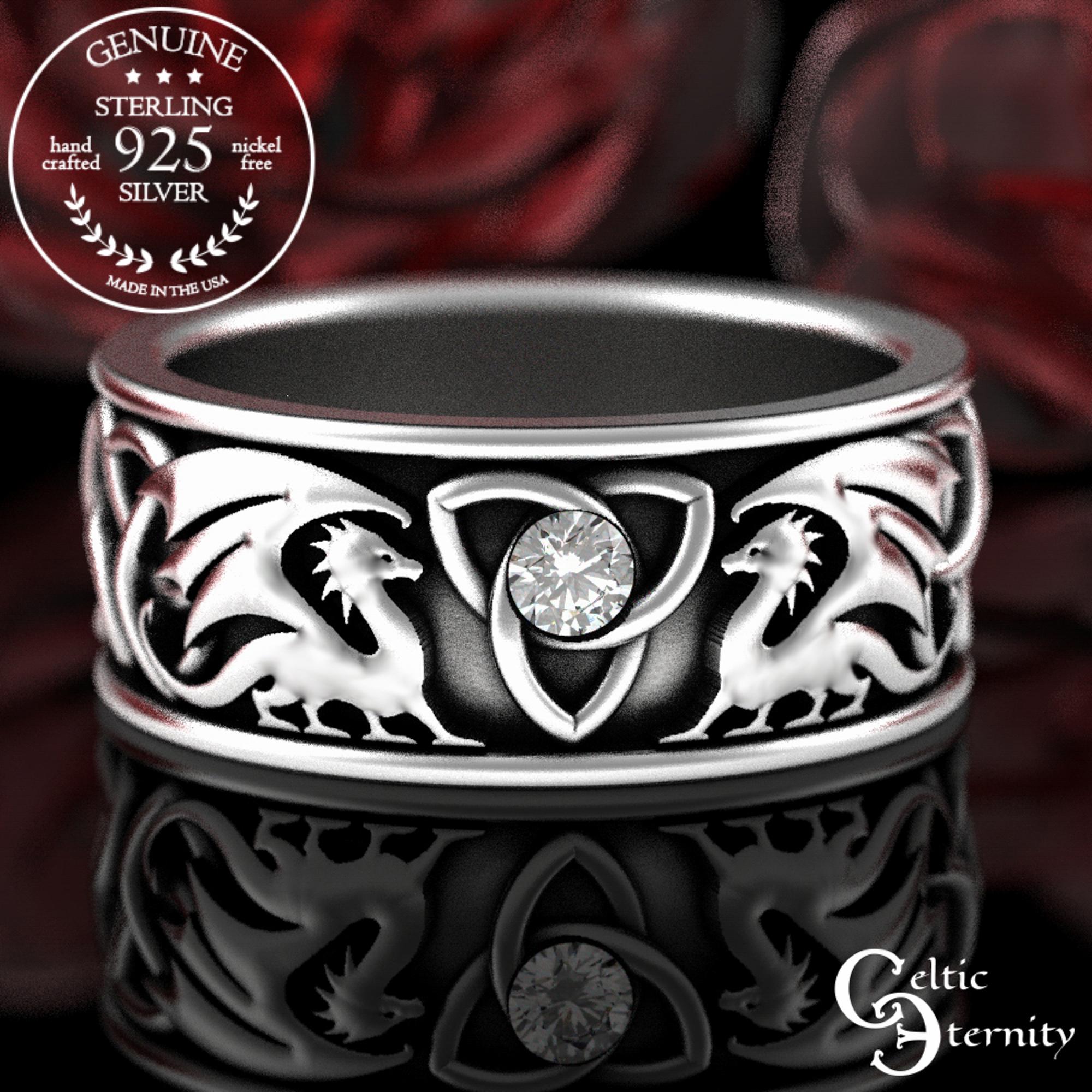 Dragon wedding ring discount