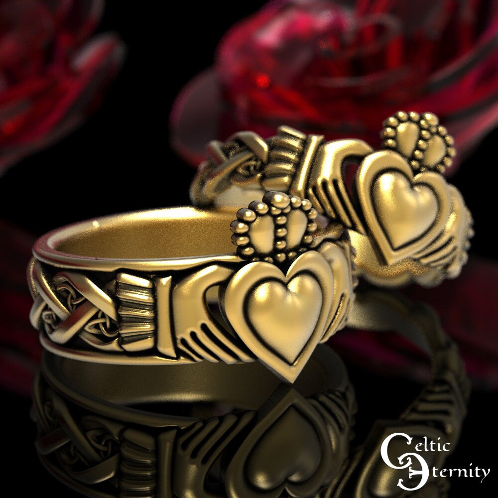 Infinity claddagh ring discount