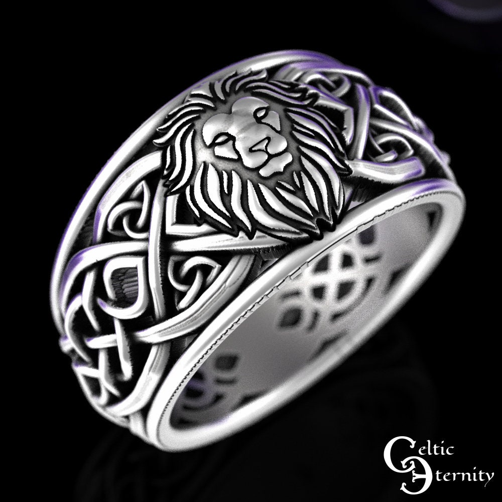 Lion Ring in Pure Sterling Silver Buy online @ best price