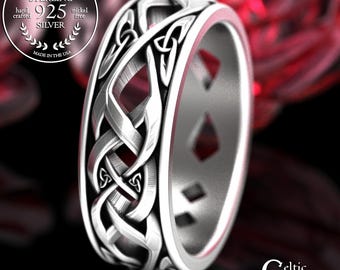 Silver Celtic Rings