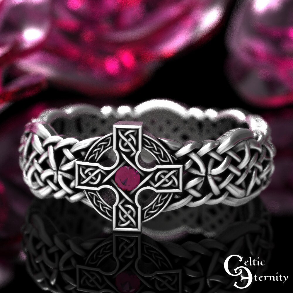 Ruby shop cross ring
