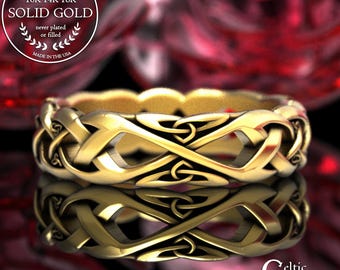 Gold Celtic Rings