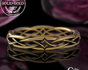 Gold Celtic Rings