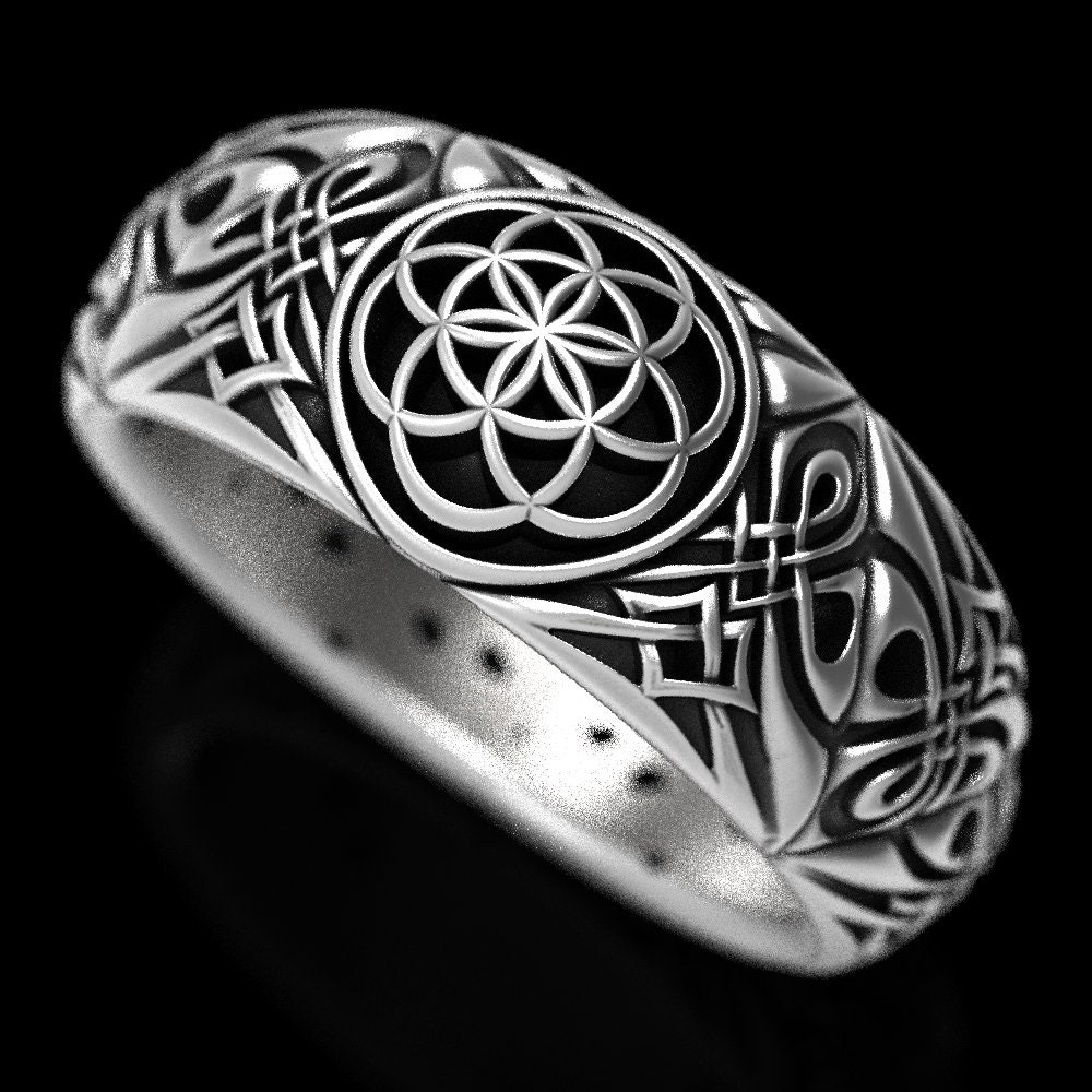 Flower of Life & Sacred Geometry Rings Flower of Life & Sacred Geometry Rings
