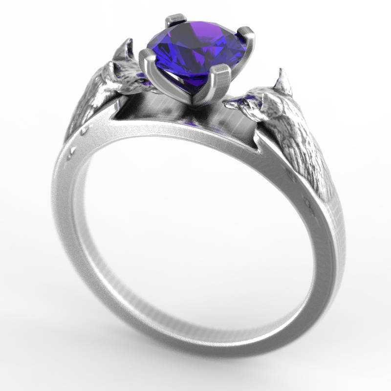 fox wedding ring