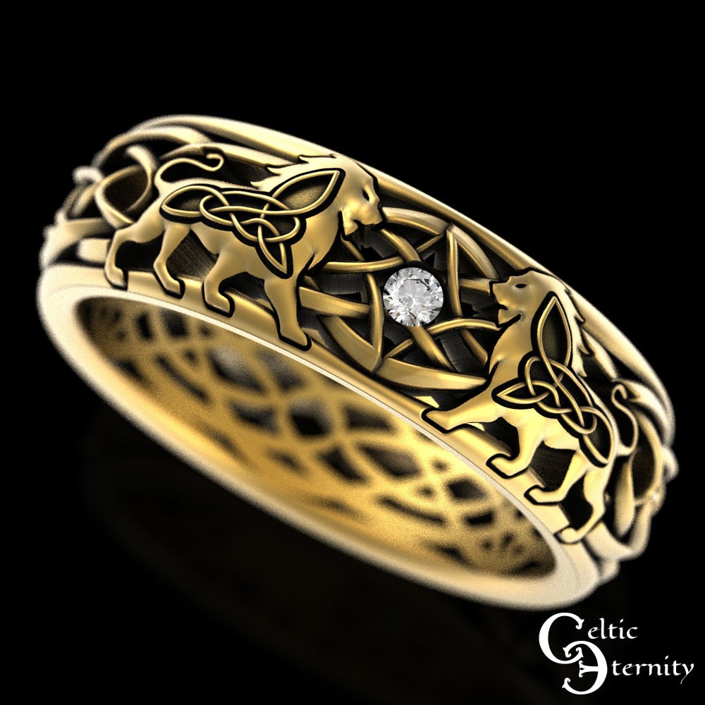 Lion outlet wedding ring