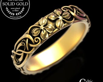 Gold Celtic Rings