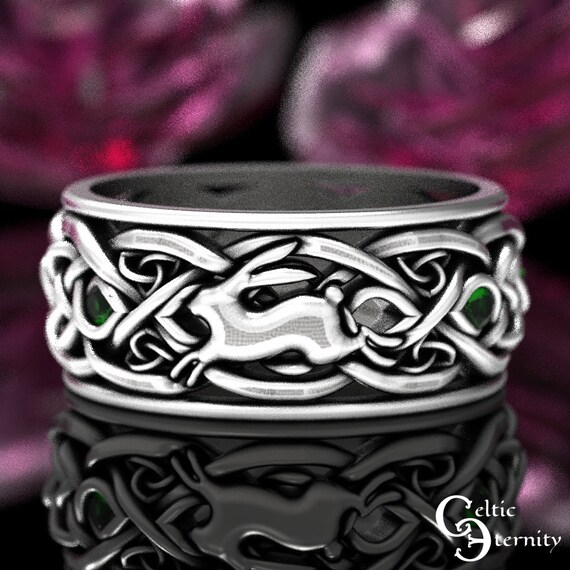 Rabbit wedding ring shop