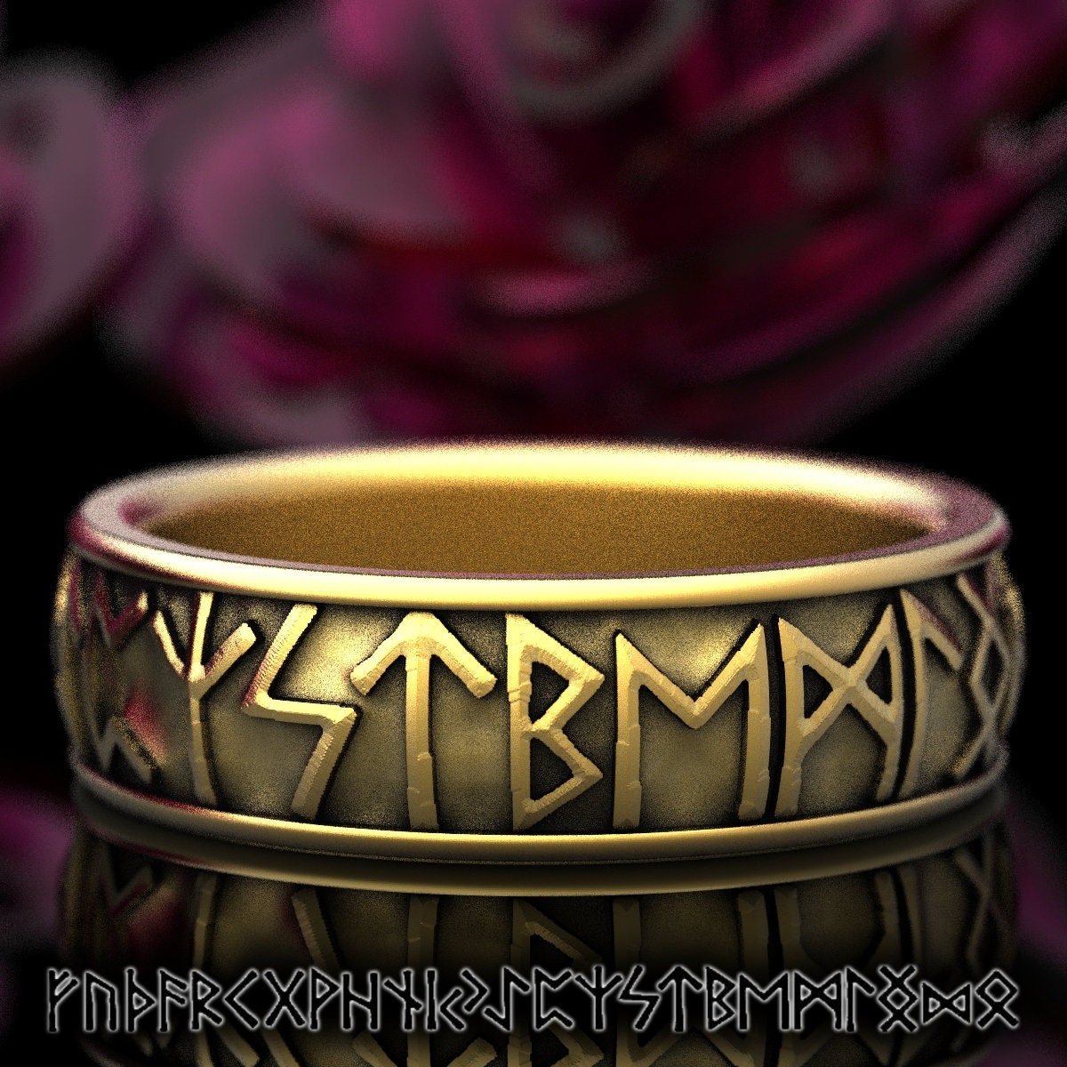 Rune wedding shop rings