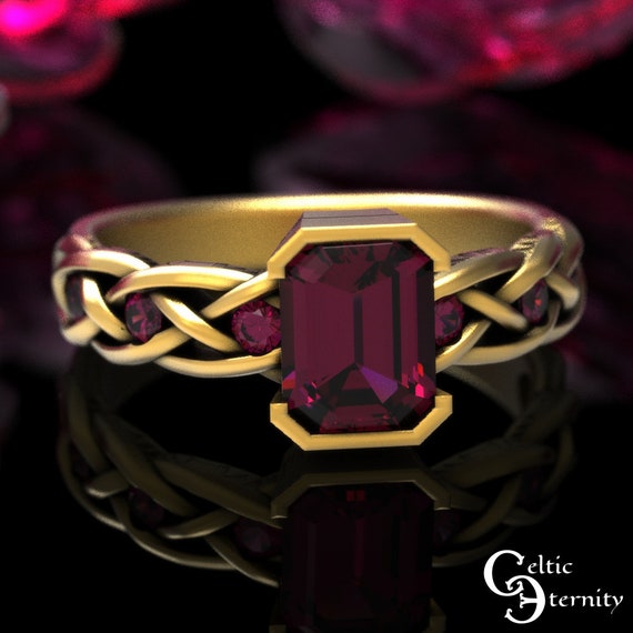 Shop Lab Grown Ruby Engagement Rings for Women | Angara