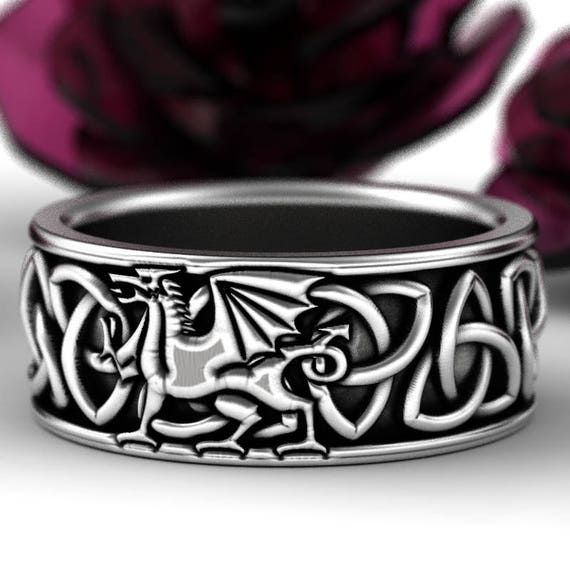 Dragon wedding shop ring