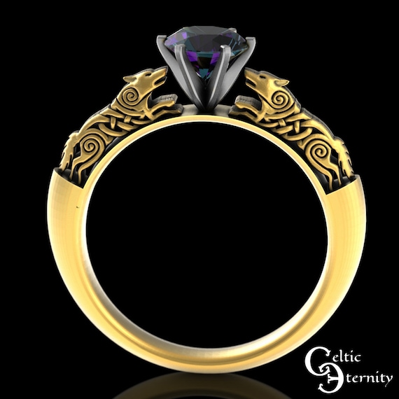 Animal Engagement Rings - CelticEternity
