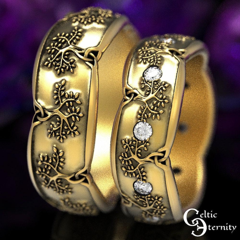 Celtic Tree of Life Ring, Silver Tree of Life, Kabbalah Silver Ring, Tree of Life Wedding Ring, Celtic Tree Ring, Moringa Ring 1363 image 10