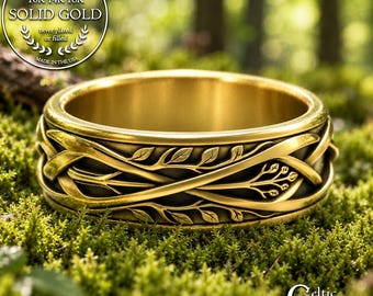 Gold Celtic Rings