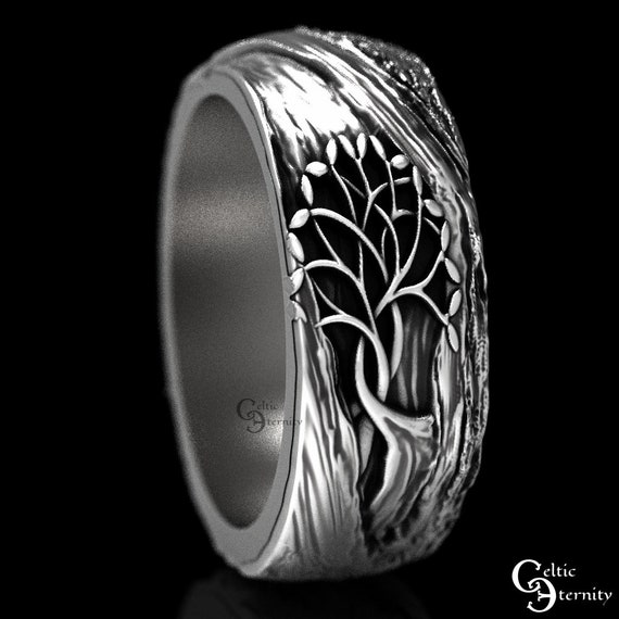 Sterling Silver Tree of Life Urn Ring for Ashes Celtic Knot Family Tree  Memorial Keepsake Jewelry Always in My Heart Cremation Ring for Women Men  (7)|Amazon.com