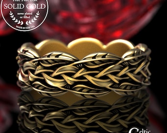 Gold Celtic Rings