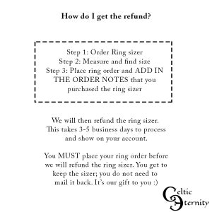 What Size Ring Should I Order Refundable read description image 2