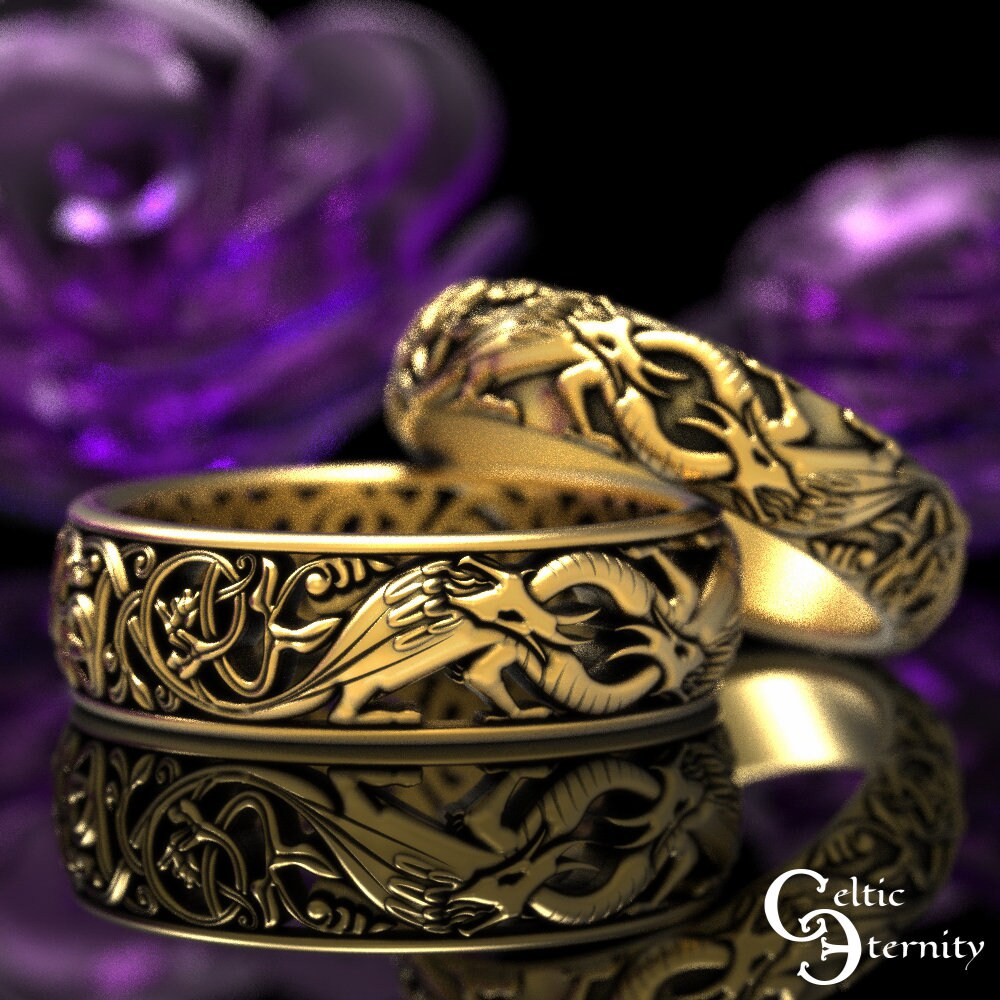White gold lord of the rings shop wedding band