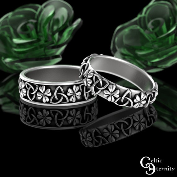 Lucky Oxid Shamrock Ring Lucky Oxid Shamrock Ring