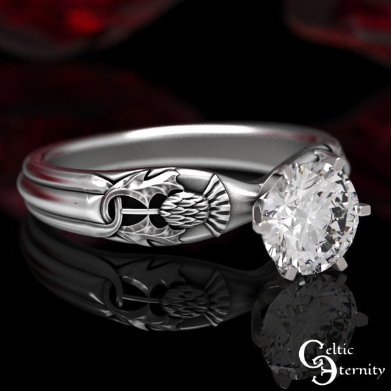 Silver Engagement Rings CelticEternity