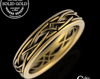 Gold Celtic Rings